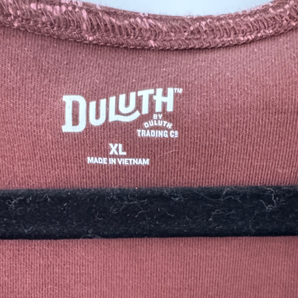 Duluth Trading Co Burgundy Floral Dress - Picture 2 of 3